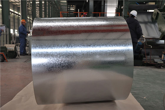 Bobine d'acier galvanisé à chaud DX51D avec revêtement de zinc de 40–450 g/m² pour la construction et le traitement de tôles