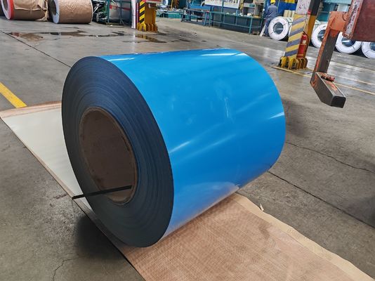 acheter Coil d'acier de couleur prépeint de 1250 mm avec revêtement PE / SMP / HDP / PVDF et peinture supérieure de 10 25 μm pour les applications de toiture et de panneaux online manufacture