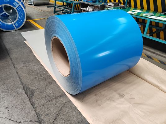 acheter Coil d'acier de couleur PE prépeint avec traitement de surface à l'acide chromate et ID de bobine de 508/610 mm pour les panneaux de toiture et de mur online manufacture