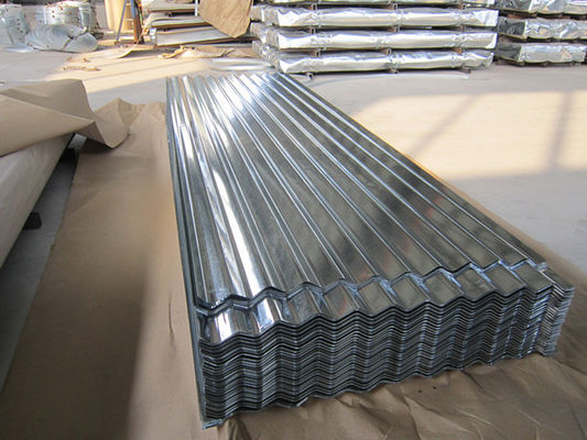 acheter Tôle de toiture SGCC ondulée galvanisée avec revêtement de zinc de 60–275 g/m² et profil ondulé de 76 mm pour bardage de toit et de mur online manufacture
