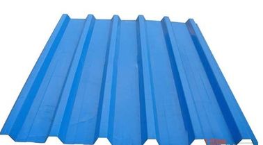 acheter Adapté aux besoins du client ENDUIT a ridé les feuilles en acier de toit pour l'ornement de bâtiment a ridé les feuilles en acier de toit online manufacture