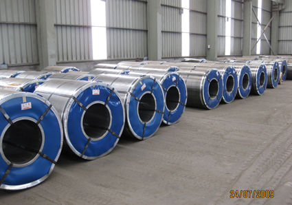 acheter Bobine d'acier galvanisé à chaud avec surface à paillettes, largeur de 750 à 1250 mm et revêtement de zinc de 60 à 275 g/m² pour applications de construction online manufacture