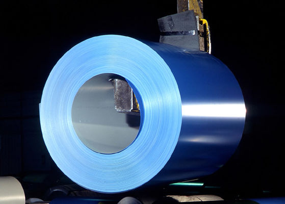 acheter JIS G3312 AZ bobine PPGL avec peinture de surface de 25±5 μm pour les bâtiments, les véhicules et la production de tôles de toiture online manufacture