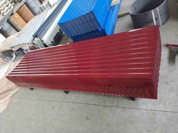 acheter La couleur a enduit la voie de garage ondulée en métal lambrisse/feuille en acier ondulée de toit online manufacture