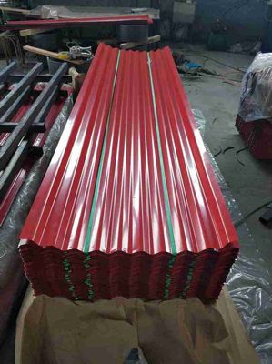 acheter Feuilles de toiture en acier ondulé Galvalume à revêtement de couleur de haute dureté pour panneaux de toit et muraux durables online manufacture