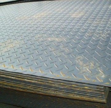 acheter Plaque d'acier galvanisé / galvalume ASTM A36, Q235B, Q345B laminée à chaud à carreaux online manufacture