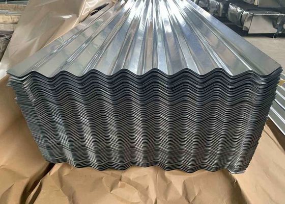 acheter Tôle de toiture ondulée galvanisée à paillettes régulières 0.14–1.5 mm avec une largeur effective de 800 mm pour panneaux sandwich et bardage de bâtiment online manufacture