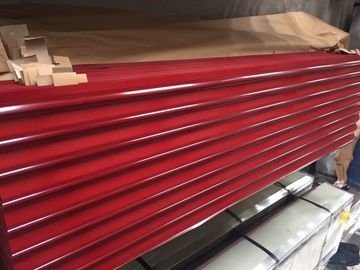 acheter L'utilisation structurelle a ridé les feuilles en acier de toit avec des feuilles de toit de Matt Finishing Surface Corrugated Steel online manufacture
