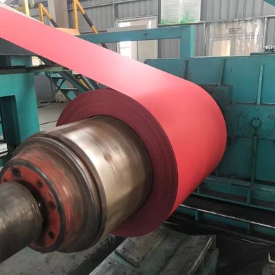 acheter DX51D PPGI bobine d'acier galvanisé prépeint jusqu'à 1500 mm de largeur pour les applications de plaques de conteneurs et de toits online manufacture