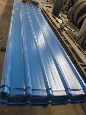 acheter JIS G3322 CGLCC ASTM A792 Plaques de toiture en acier ondulé prépeint 1500 ∼ 3800 mm Longueur pour les toits et les revêtements muraux online manufacture