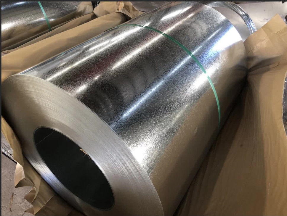 Bobine d'acier galvanisé à chaud Z60-Z275 de 0,09-3,8 mm avec un allongement de 12-25 % et un poids de bobine de 3-8 tonnes pour applications structurelles et automobiles