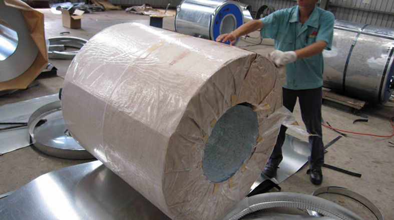 Bobine d'acier galvanisé à chaud anti-traces ASTM A653 / JIS G3302 pour panneaux de machines à laver et fabrication d'appareils électroménagers