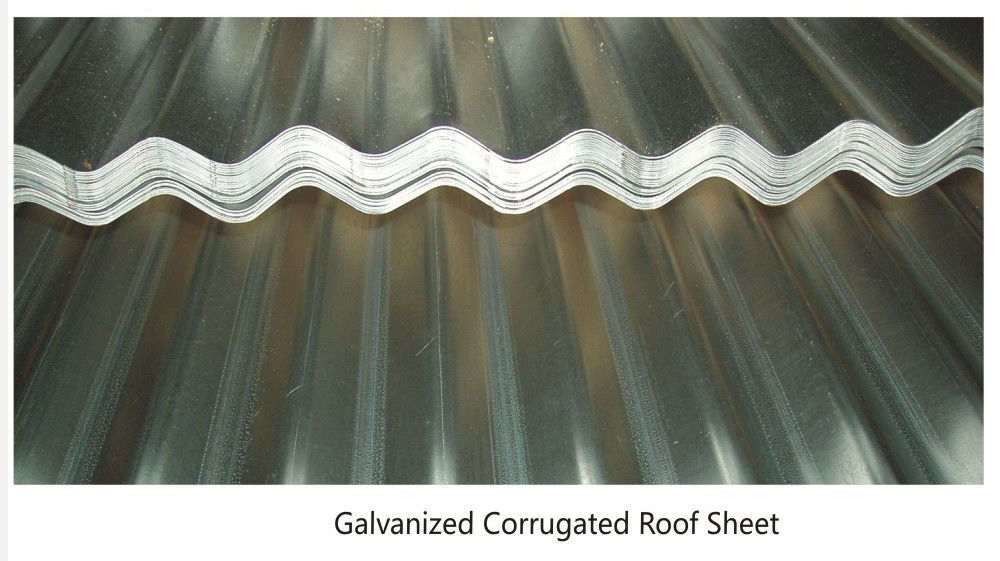 Tôle de toiture ondulée galvanisée AS 1397 G550 entièrement durcie avec profil ondulé de 76 mm et revêtement de zinc de 40–275 g/m²