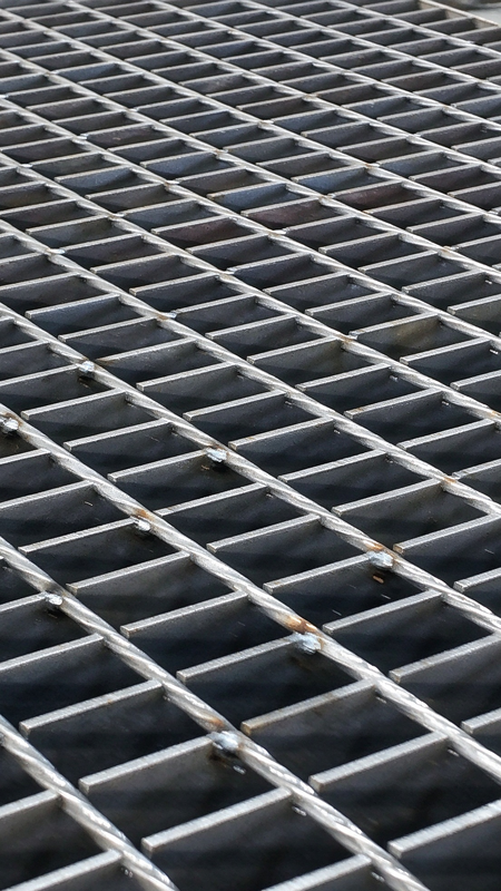 30×3mm caillebotis en acier soudé galvanisé à chaud pour planchers industriels généraux