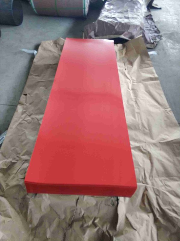 Panneaux métalliques ondulés couverts de couleur pour les revêtements de toits et de murs