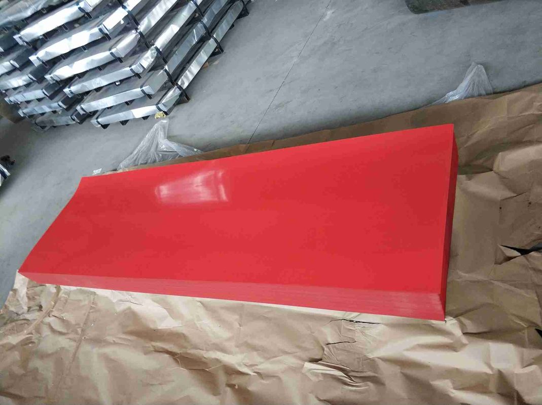 Panneaux de toit ondulés plongés à chaud avec vague de 76 mm pour toiture et revêtement mural
