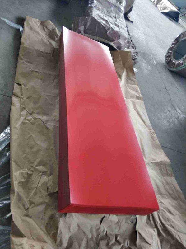 Panneaux métalliques ondulés couverts de couleur pour les revêtements de toits et de murs