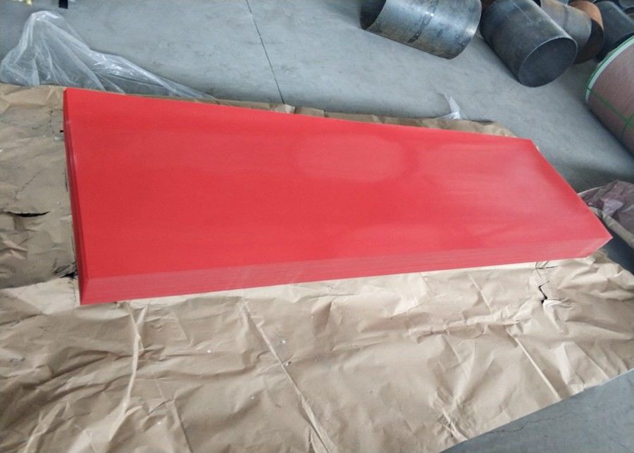 1.0 mm RAL 1030 tôle d'acier prépeinte DX51D 1250 mm Largeur pour les toits et les revêtements muraux