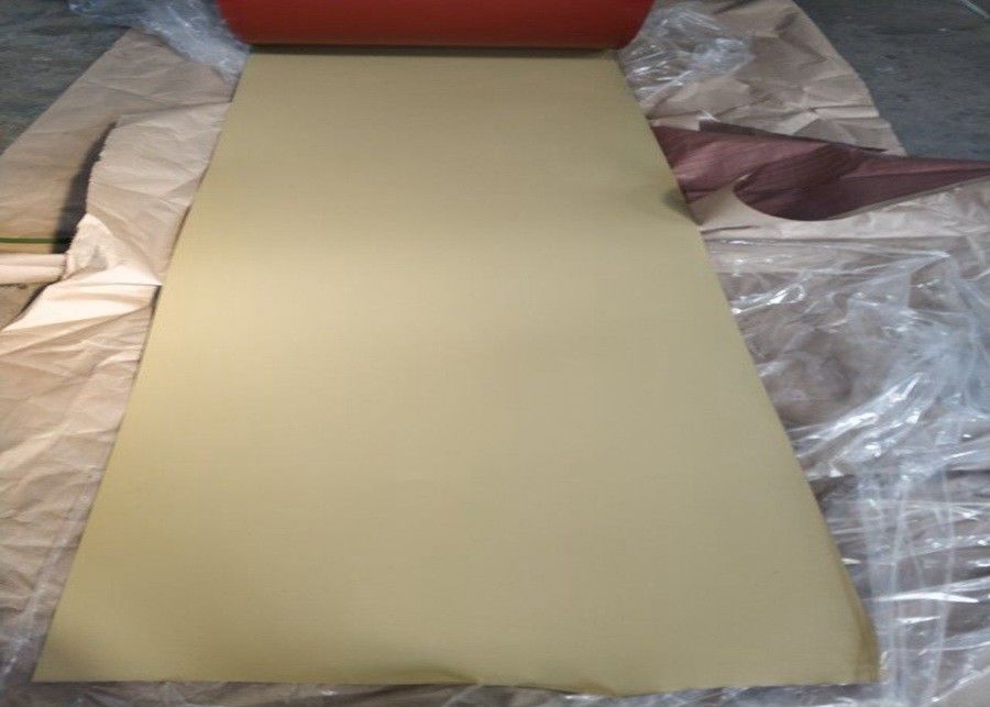Couleur RAL personnalisée PVDF tôle d'acier prépeinte DX51D AZ enduite pour les toits et les revêtements