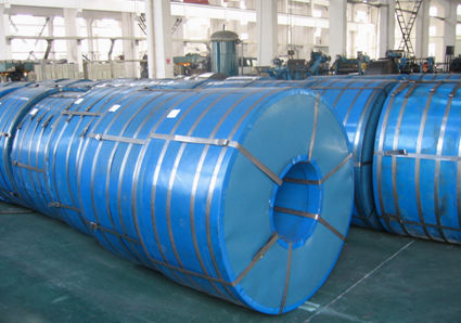 750–1250 mm Bobine d'acier galvanisé à chaud avec revêtement de zinc et surface à paillettes pour la construction et la fabrication industrielle