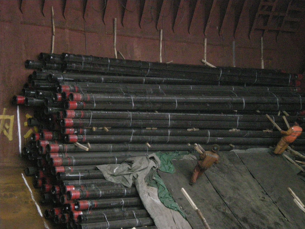 Pièces en acier soudé en ellipse de cercle carré rectangle ERW avec finition de surface galvanisée huilée et noire